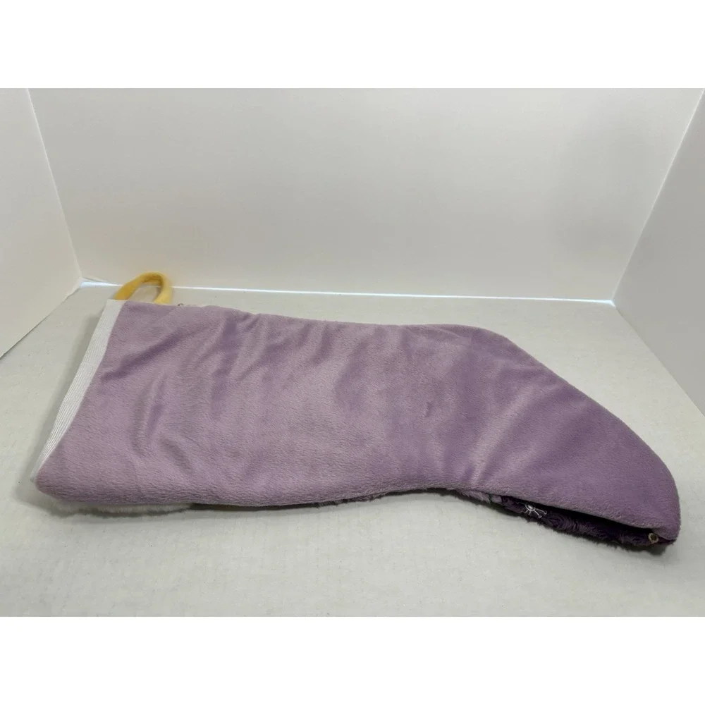 Disney Snow White Christmas Stocking Purple Faux Fur‎ 17